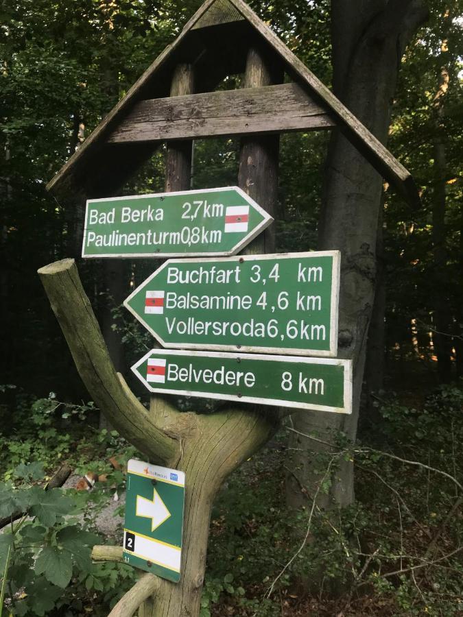 Ferienwohnung Morgensonne Am Kurpark Bad Berka - Parkplatz - Spielplatz - Wlan - 2 Schlafzimmer Zewnętrze zdjęcie
